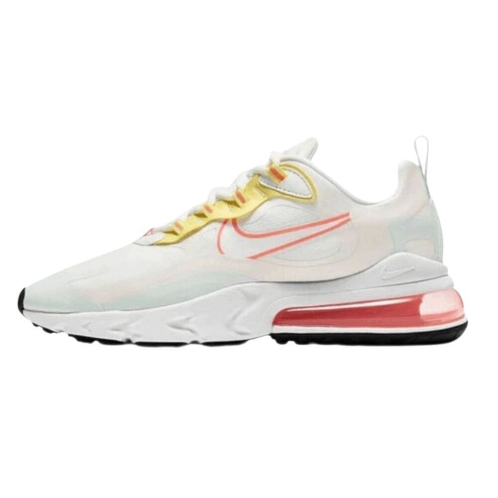NIKE Air Max 270 React 'Pale Ivory Summit White' Running Shoes Size 8.5